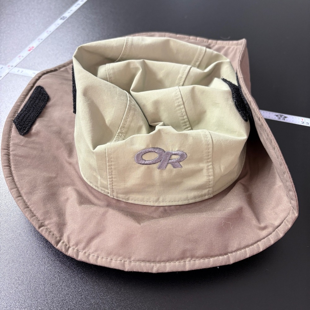 Outdoor Research Unisex Seattle Sombrero S Khaki Gore-Tex Hiking Rain Hat 82130